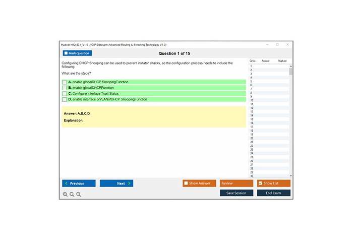 Brain H12-831_V1.0-ENU Exam