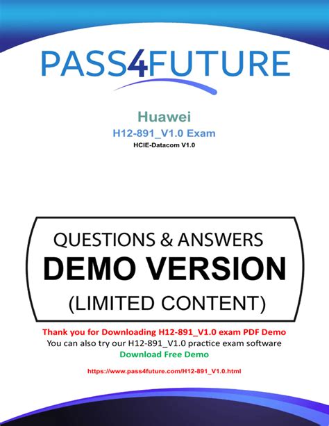 H12-891_V1.0 PDF Demo