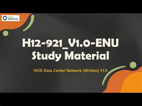 H12-921_V1.0 PDF Demo