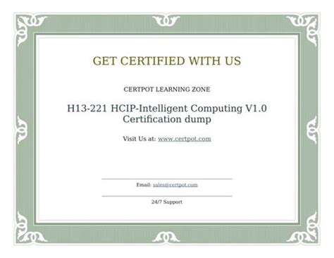 H13-211_V1.0 Zertifizierungsantworten