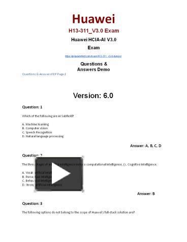 H13-311_V3.5 Prüfungsfrage