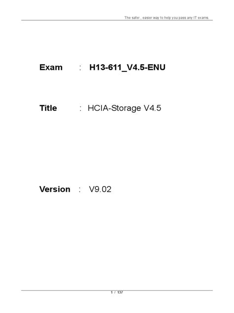 H13-611_V4.5 Übungsmaterialien