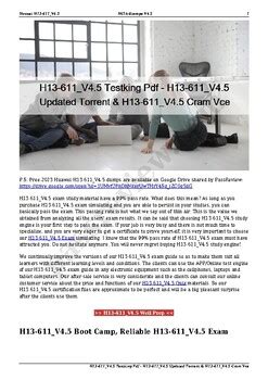 H13-611_V4.5 PDF Testsoftware
