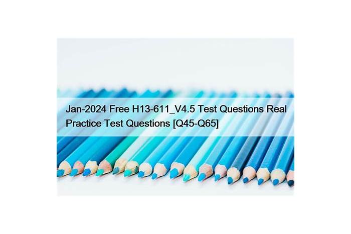 H13-611_V4.5 Valid Exam Vce