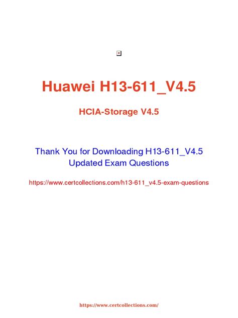 H13-611_V4.5-ENU PDF Demo