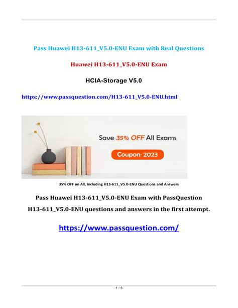 H13-611_V5.0 Prüfungsunterlagen