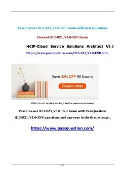 H13-821_V3.0 PDF Testsoftware