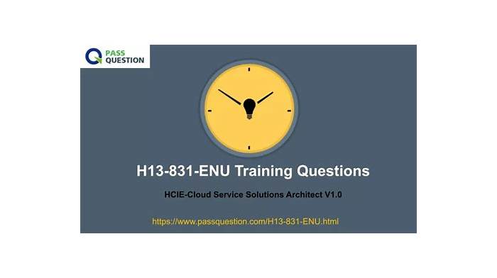 H13-831-ENU Prüfungs