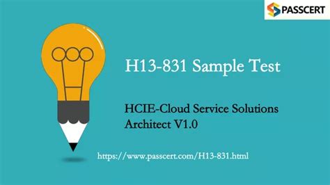 H13-831_V1.0 Tests
