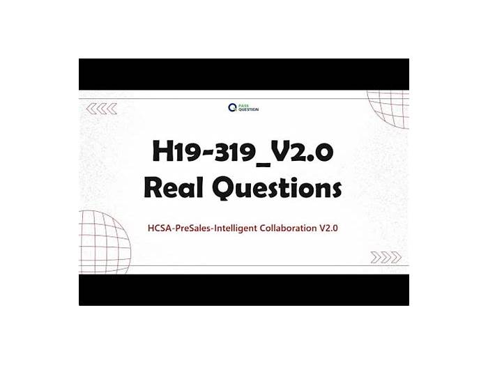 H19-119_V2.0 Authentic Exam Questions