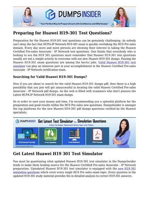 H19-301 PDF Testsoftware