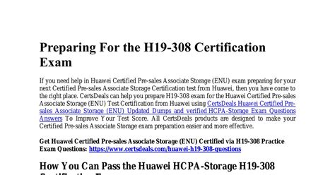 H19-308 Zertifikatsfragen