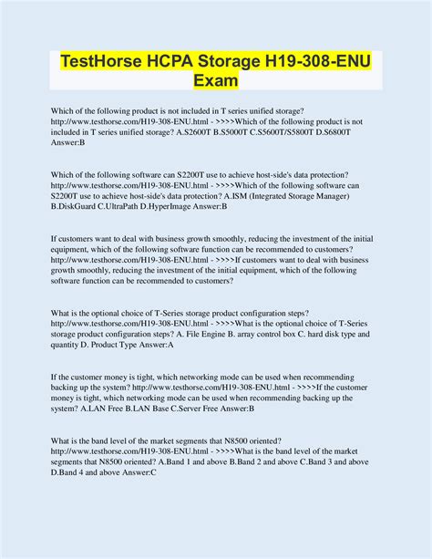 H19-308-ENU Exam