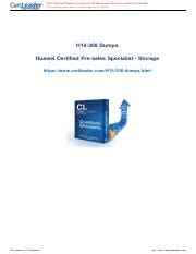H19-308_V4.0 PDF Testsoftware