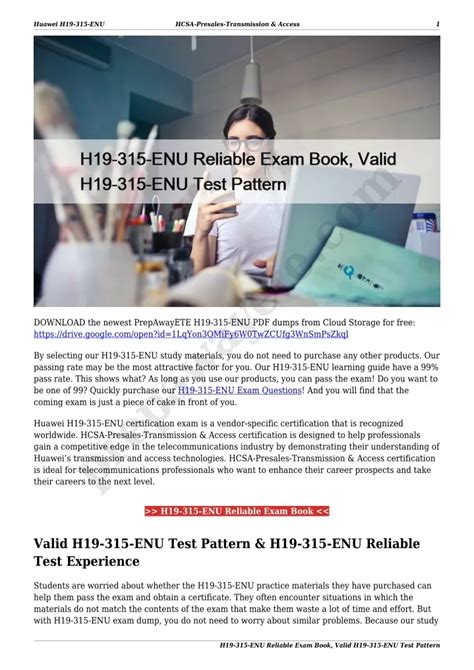 H19-315-ENU Online Test