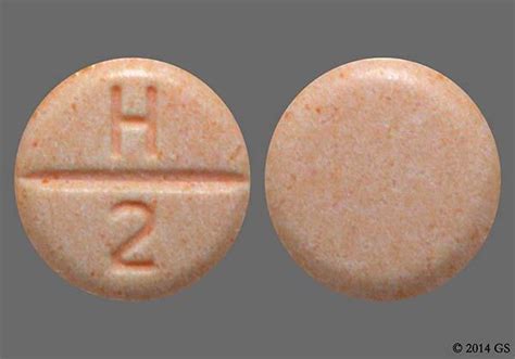 Further information. Always consult your healthcare provider to ensure the information displayed on this page applies to your personal circumstances. Pill Identifier results for "h2 Orange and Round". Search by imprint, shape, color or drug name.. 