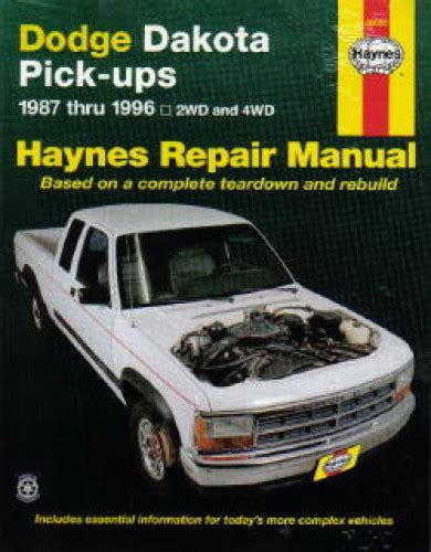 H30020 haynes dodge dakota pickups 1987 1996 repair manual. - Nissan pulsar n14 1990 1995 ga16de sr20de service manual.