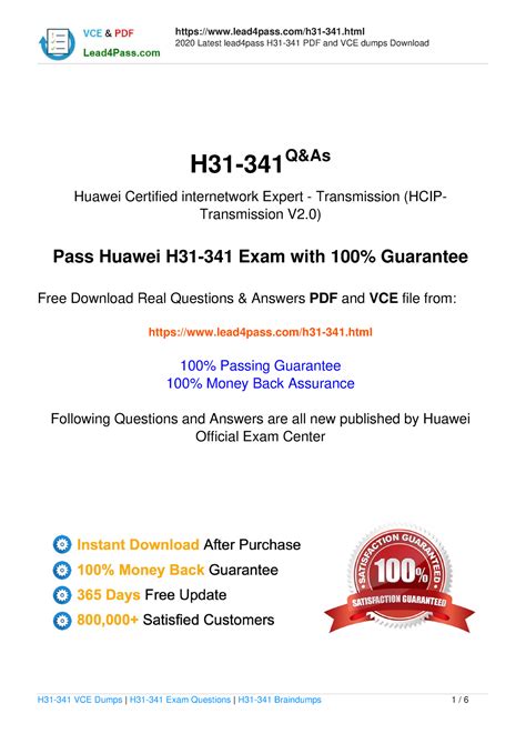 H31-341 Zertifizierungsantworten