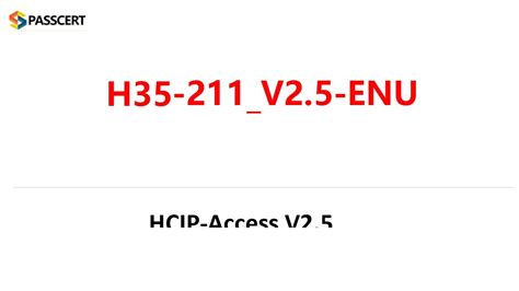 H35-211_V2.5-ENU Prüfungsinformationen