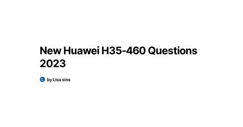 H35-460 Echte Fragen