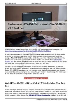 H35-460-CN PDF Testsoftware