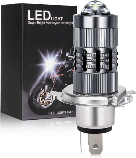 H4 headlight bulb amazon.  These high-performance 9-16V H4 LED Motorcycle H...