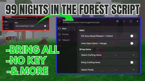 H4x script 99 nights in the forest.  If you are looking for scripts for Ro...