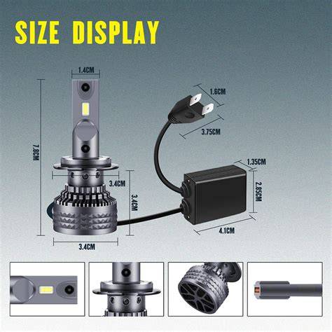 H7 led headlight conversion kit.  Get brighter, longer-lasting lighting for ...