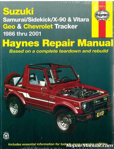 H90010 suzuki samurai sidekick x 90 vitara chevrolet geo tracker 1986 2001 haynes repair manual. - Devising theatre a practical and theoretical handbook.