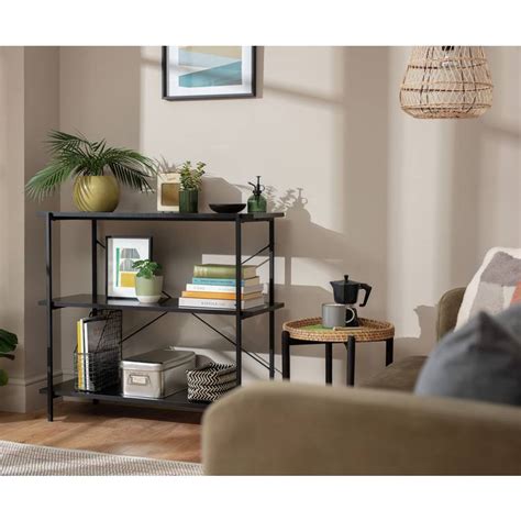 Habitat Huckley 3 Tier Steel Shelving Unit- Black - Argos - balustradellc