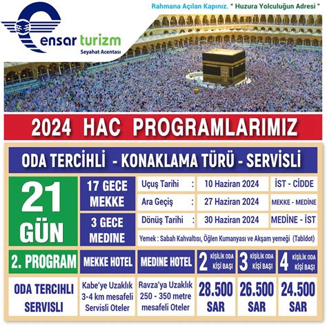 HAC PROGRAMLARI DETAYLARI.