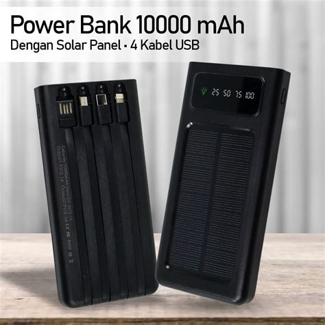 HAIMAITONG Power Bank Solar Power 2 Port USB …