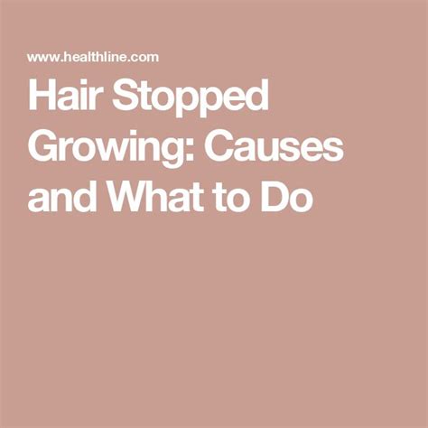 Hair Stopped Growing: Causes and What to Do - balustradellc