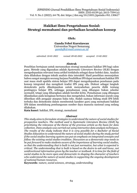 Hakikat Ilmu Pengetahuan Sosial: Strategi memahami dan perbaikan ... - balustradellc
