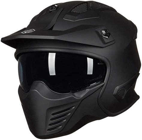 HALプロショップ2ILM Open Face Helmet Motorcycle Cruiser ATV …