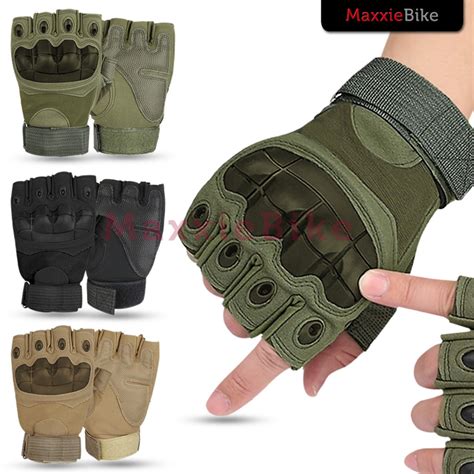 Half Finger Motorcycle Gloves Sarung Tangan Motor - balustradellc