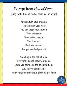 HALL OF FAME - HALL OF FAME LYRICS - SongLyrics.com