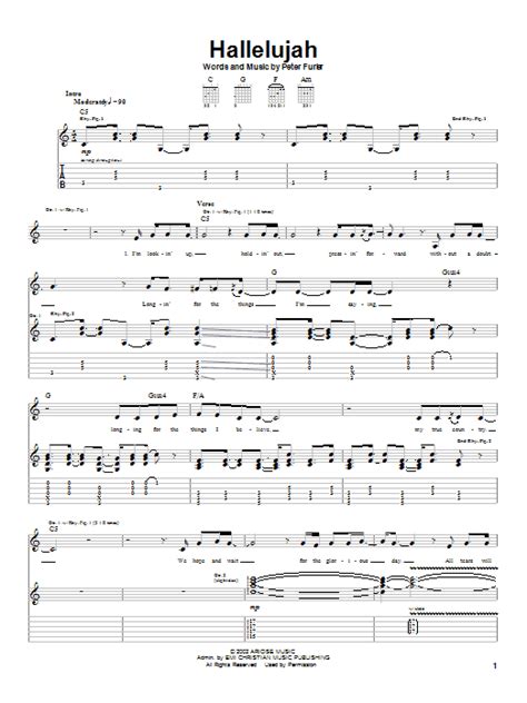 HALLELUJAH (SOLO) Chords - Newsboys E-Chords