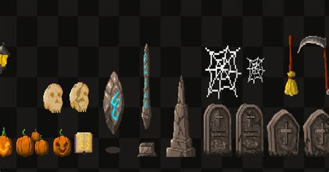Halloween Pixels: 40+ Props & Animations - Unity … - muktibox.com