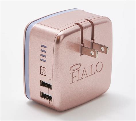 HALO Power Cube 5000 w/ Built-In Wall Plug & Car Charger