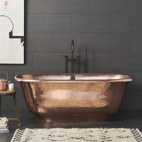 Hammered Copper Soaking Bathtubs and Soaking Tubs, Custom-made to Your ... - balustradellc