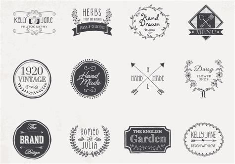 Hand Drawn Logo Vectors - Freepik - muktibox.com