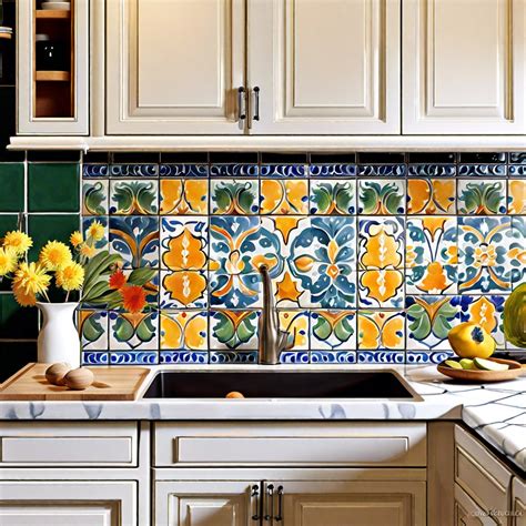 Hand Painted Ceramic Tiles for Backsplash - Etsy - muktibox.com