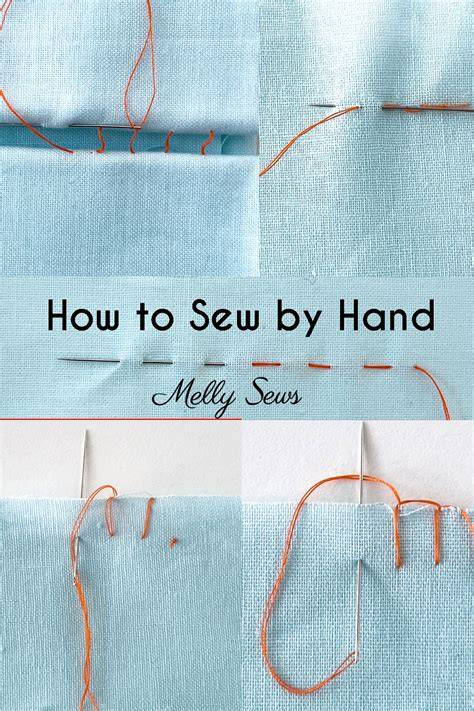 Hand Sewing Stitches for Sewing Clothes - Melly Sews - muktibox.com