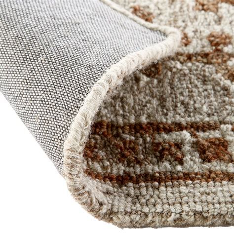 Hand-Tufted Wool Area Rug - 4x6 Ft, Solid Soft Blue Rug with - balustradellc