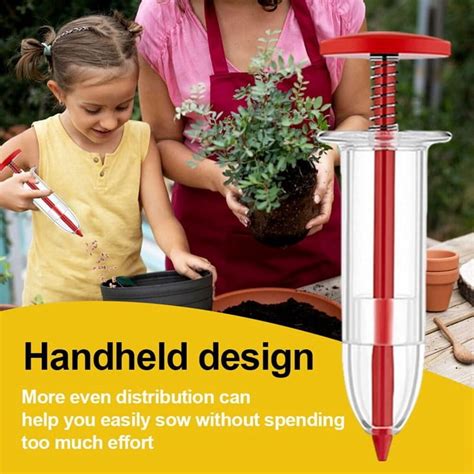 Handheld Seed Planter Tool for Tiny Seeds, Adjustable Manual Seed ... - raincitystudios.com
