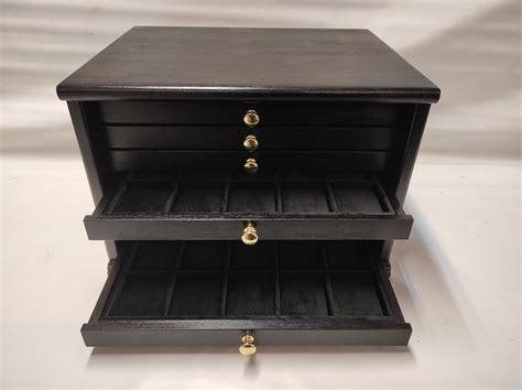 Handmade Customizable Real Wood And Italian Velvet Coin Holder - balustradellc