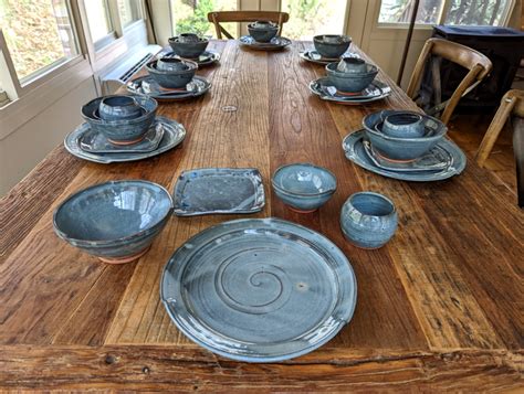 Handmade Dinnerware Sets - Blue Door Ceramics - muktibox.com