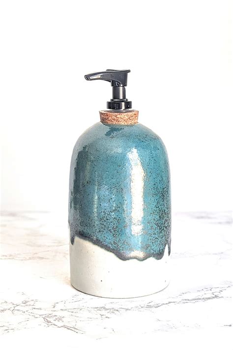 Handmade Functional Ceramic Soap Dispenser - Etsy UK - muktibox.com