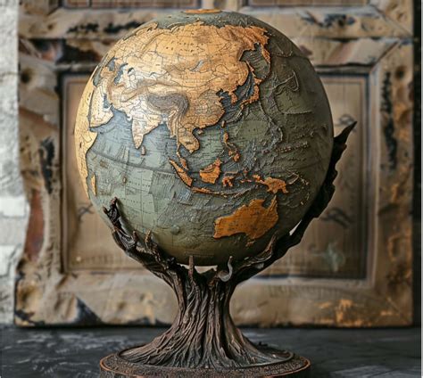 Handmade Globes and Furniture - Clare Hall Company - muktibox.com